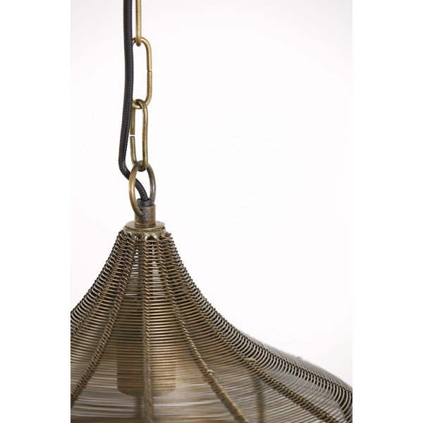 Pronksvärvi metallist ripplamp, läbimõõduga 36 cm Alvaro - Light & Living-image-4