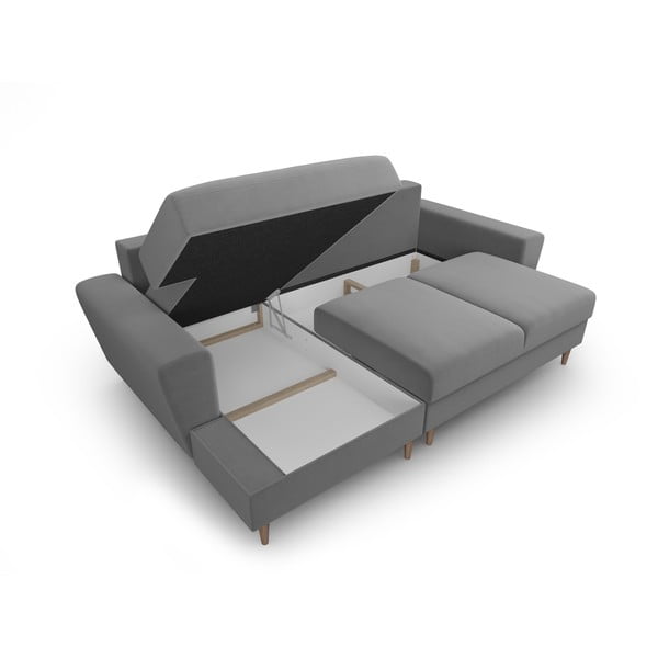 Helehall sametist panipaigaga nurgadiivanvoodi (vasak nurk) Kyoto - Cosmopolitan Design-image-3