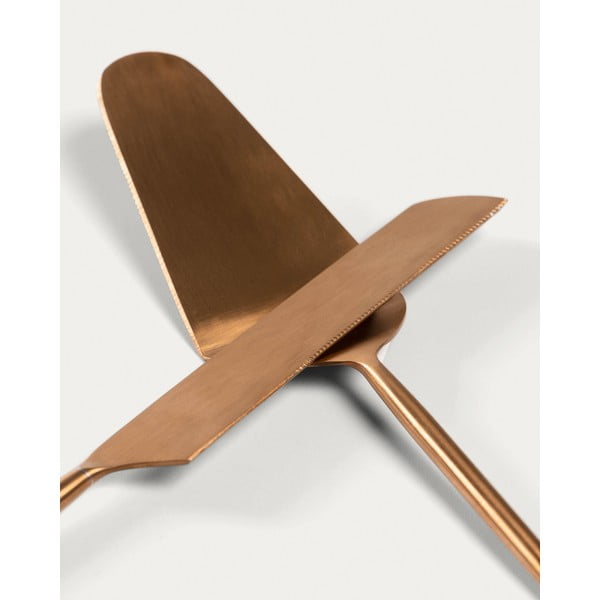 Roostevabast terasest 2-osaline koogi serveerimiskomplekt Kelda - Kave Home-image-2