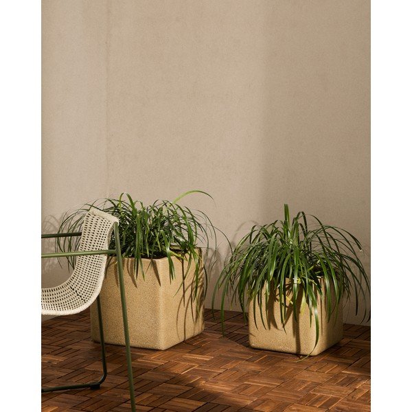 Tehiskivist lillepoti katted 2tk komplektis Minoa - Kave Home-image-1