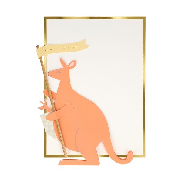 Tervituskaardid Baby Kangaroo – Meri Meri-image-1