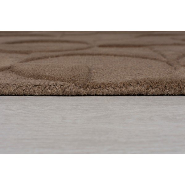 Hnědý koberec z vlny Flair Rugs Gigi, 120 x 170 cm-image-3