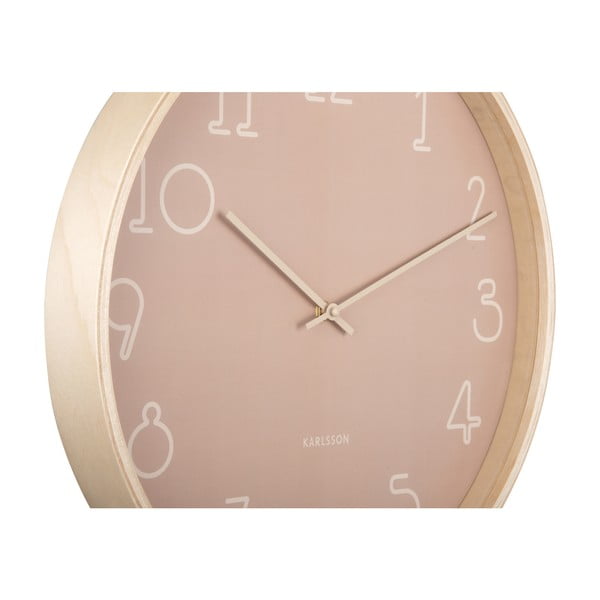 Roosa seinakell Sencillo, ø 40 cm - Karlsson-image-4