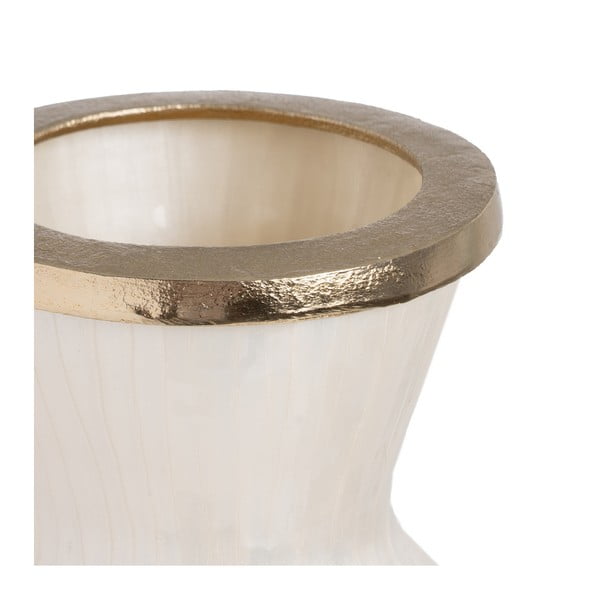 Valge kõrge klaasist vaas (kõrgus 57 cm) Linea - Ixia-image-1