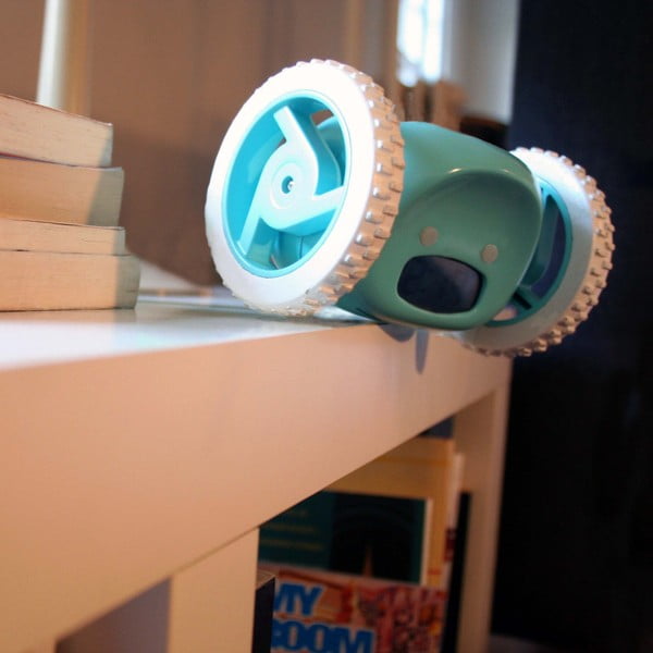 Clocky, budík na kolečkách, aqua-image-2