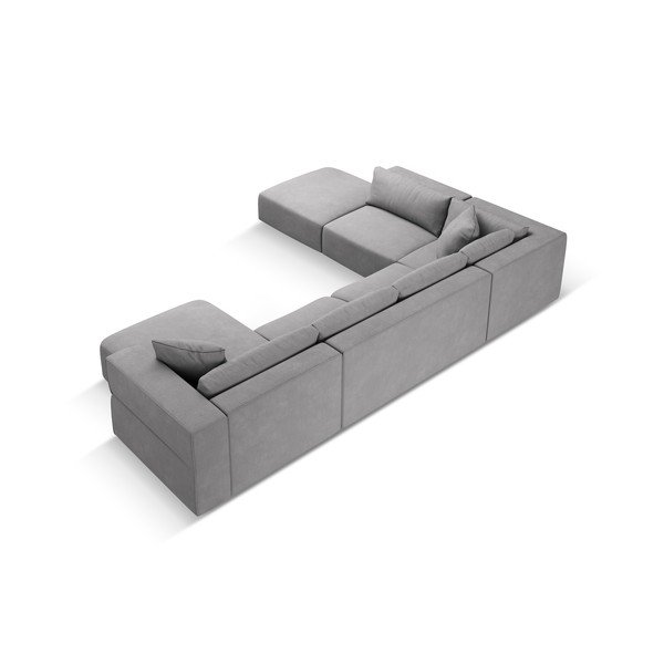 Helehall U-kujuline diivan, vasak nurk Esther - Milo Casa-image-3