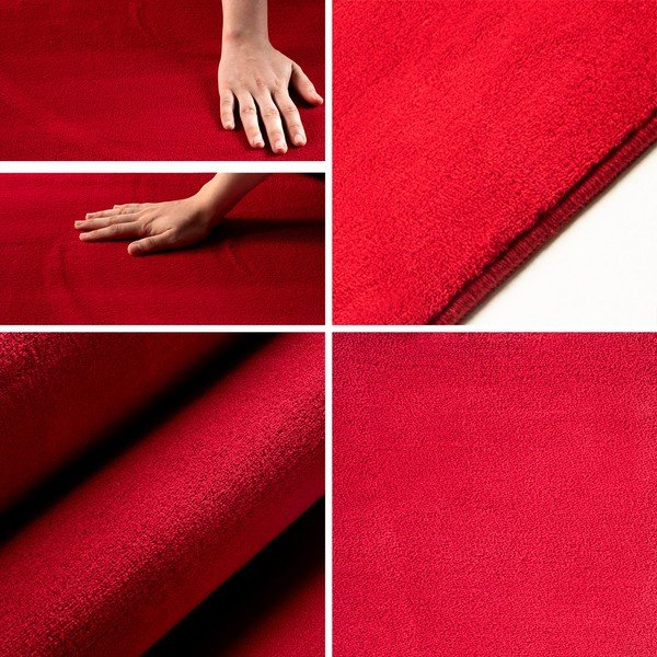 Punane pestav ümmargune vaip ø 120 cm Sky - Ayyildiz Carpets-image-2