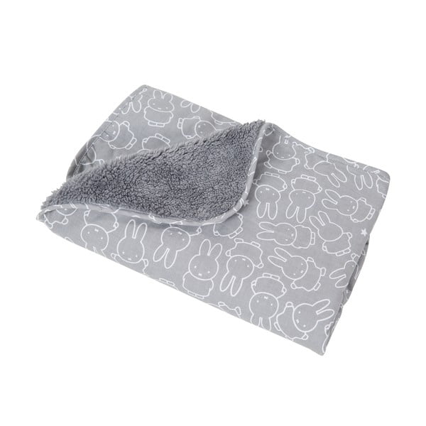 Hall mikroplüüsist laste tekk 80x80 cm Miffy - Roba-image-2
