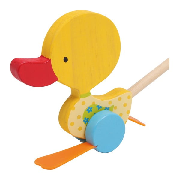 Puidust tõmbemänguasja Duck Tine - Legler