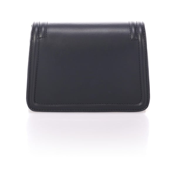 Mustast nahast taskuraamat Abelia - Giorgio Costa-image-1