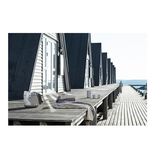 Valge puuvillane rätik 70x140 cm Inu - Zone-image-2