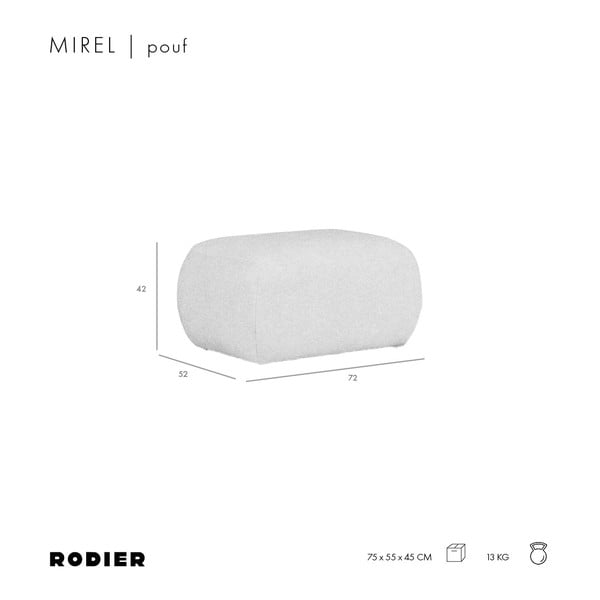 Helehall bukleekangast jalatugi Mirel - Rodier-image-4