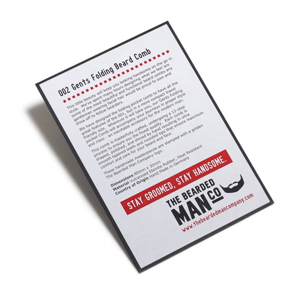 Skládací kartáč na vousy The Bearded Man Company-image-2