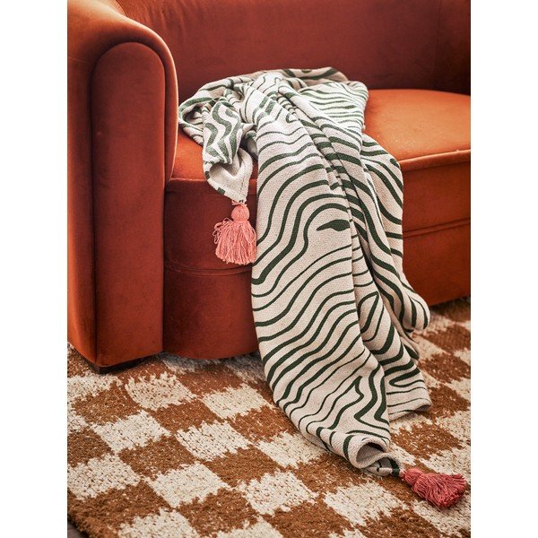 Puuvillasegu tekk 130x160 cm Woodsby - Bloomingville-image-1