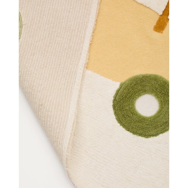 Elevandiluu värvi puuvillane laste vaip 90x150 cm Pecky - Kave Home-image-4