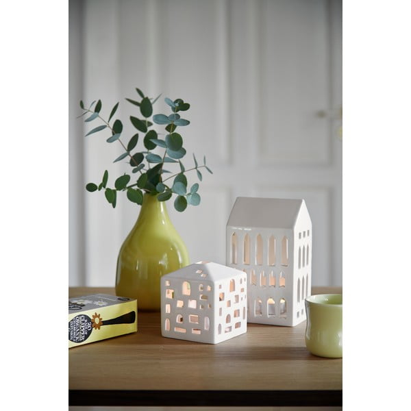 Valge keraamiline küünlajalg Urbania Lighthouse Church - Kähler Design-image-4