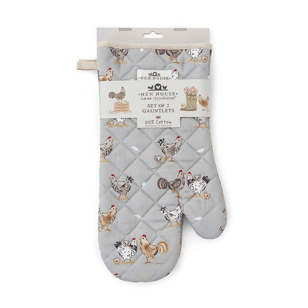 Puuvillased pajakindad 2tk komplektis Hen House - Cooksmart ®-image-2