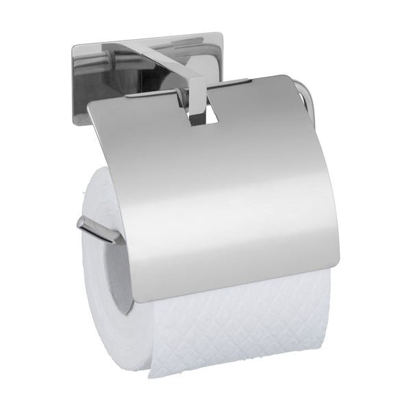 Isekinnituv  roostevabast terasest WC-paberi hoidja, läikiv hõbedane Genova - Wenko-image-3