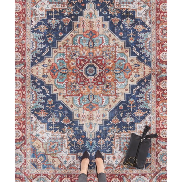 Tumesinine-punane jooksja , 80 x 200 cm Sylla - Nouristan-image-1