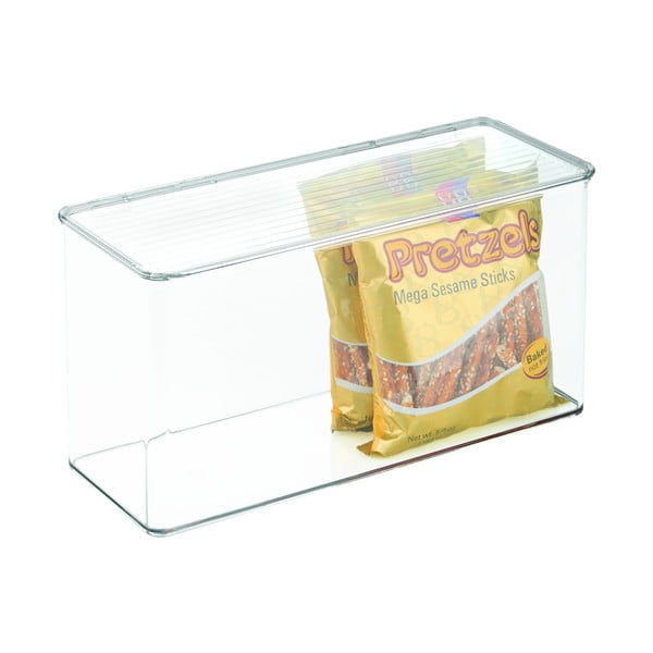 Läbipaistev kaanega hoiukarp , 14,5 x 34 cm Binz - iDesign-image-3