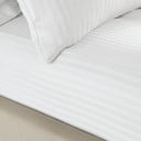 Valge pingutusleht 90x190 cm Satin Stripe - Catherine Lansfield