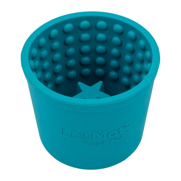 Lakkumiskauss Yoggie Pot Turquoise - LickiMat