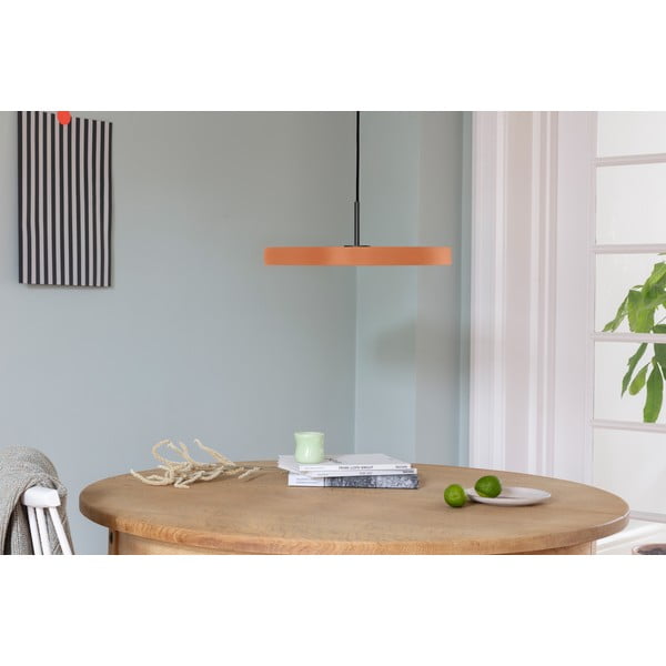 Oranž LED rippvalgusti metallist lambivarjuga ø 43 cm Asteria Medium - UMAGE-image-1
