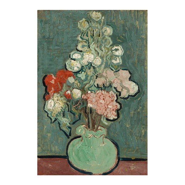 Obraz Vincenta van Gogha - Vase of Flowers, 40x26 cm
