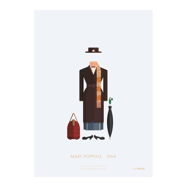 Plakát Costume Artwork Mary Poppins