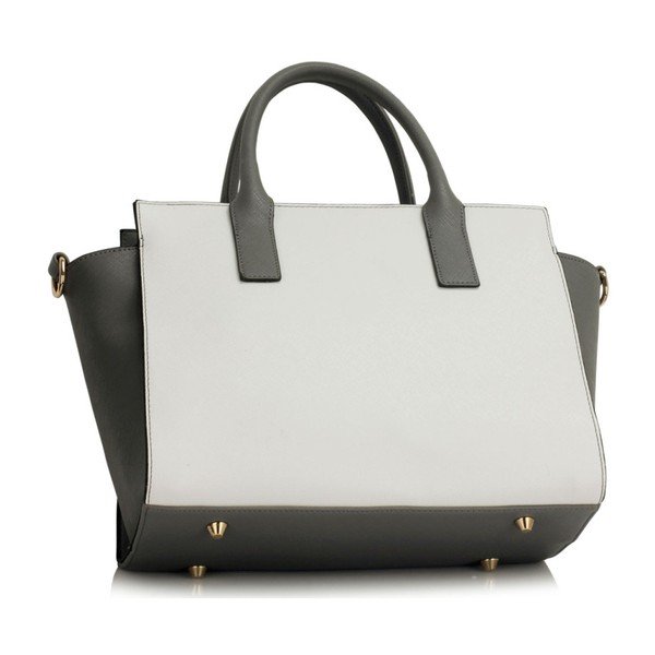 Kabelka L&S Teri Grey & White-image-1