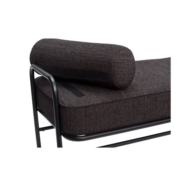 Pruun lamamistool koos padja Pipe - Hübsch-image-2