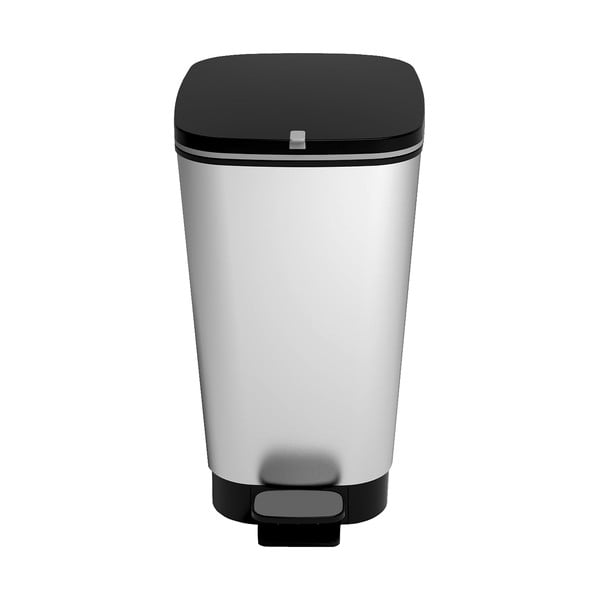 Hõbedane plastikust prügikast 50 l Chic Bin - KIS-image-4