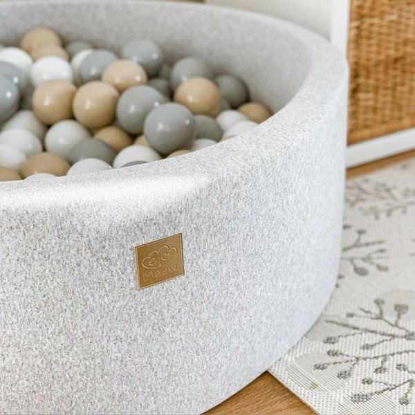 Hall velvetist pallibassein ø 90x30 cm Montessori - Meowbaby-image-2