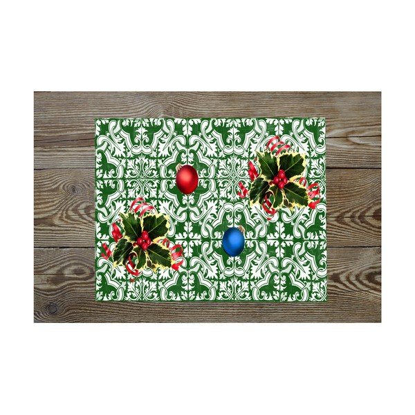 Sada 2 obdélníkových prostírání Crido Consulting Festive Mosaic, 40 x 30 cm-image-1