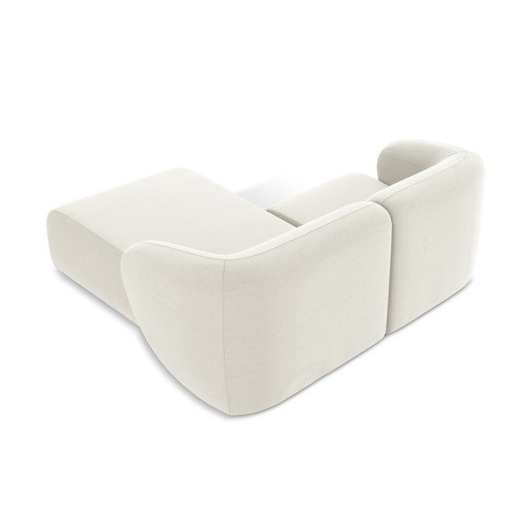 Beež sametist nurgadiivan (parem nurk/diivanvoodiga) Lani - Makamii-image-3