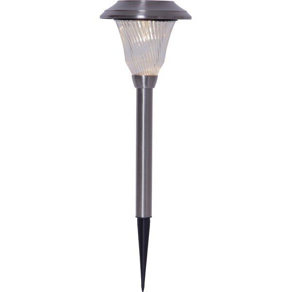 Roostevabast terasest päikesepaneeli LED aialamp, kõrgus 41 cm Barcelona - Star Trading-image-3
