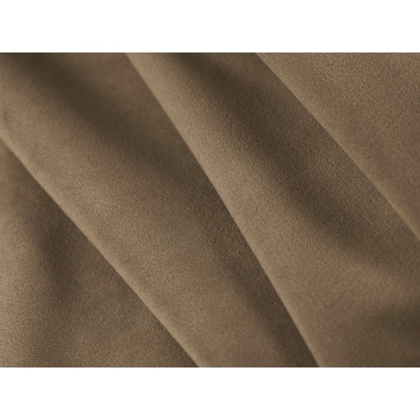 Hallikaspruun sametist diivan 140 cm Abby - Micadoni-image-3