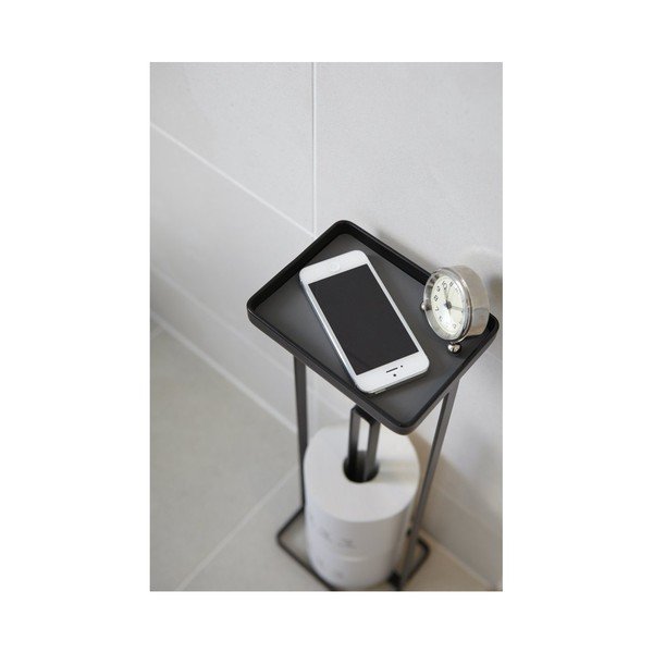 Must tualettpaberi dosaator riiuliga Tower - YAMAZAKI-image-2