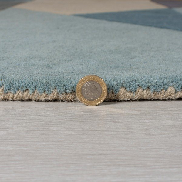 Sinine/beež villane vaip 160x230 cm Arlo Harper - Flair Rugs-image-2
