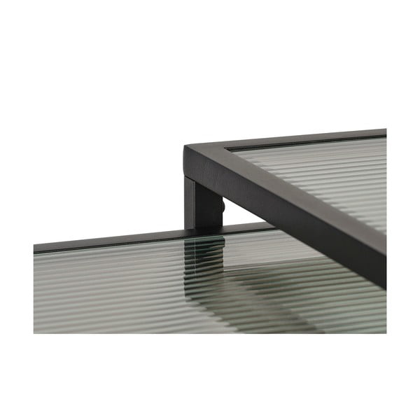 Mustad klaasist diivanilauad 2 tk 60x60 cm Bronco - Unique Furniture-image-3