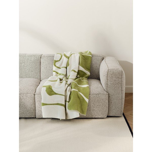 Roheline/kreemikas tekk 150x200 cm Felu - noo.ma-image-1