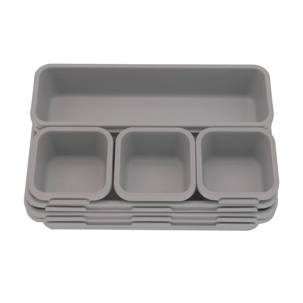 Hall plastikust sahtliorganisaatorite komplekt, 8 tk. - Addis-image-2