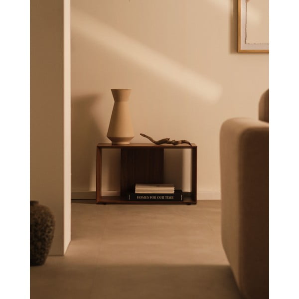 Pähklipuu dekooriga moodulriiulite süsteem 67x38 cm Litto - Kave Home-image-1