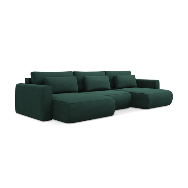 Roheline lahtikäiv/panipaigaga U-kujuline nurgadiivan Kapua – Makamii-image-1