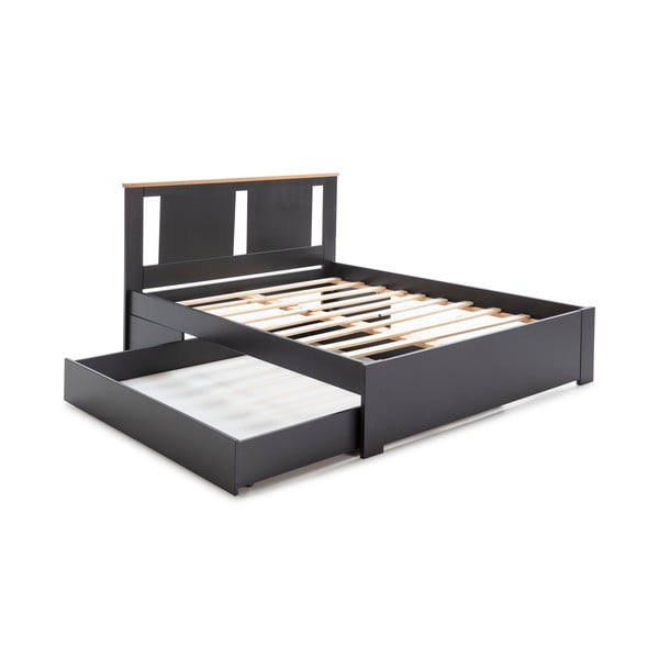 Antratsiithall sahtel voodi alla 137 x 147 cm Enara - Marckeric-image-2