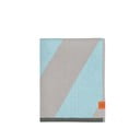 Sinine-hall froteerätik orgaanilisest puuvillast 70x133 cm Diagonal - Mette Ditmer Denmark