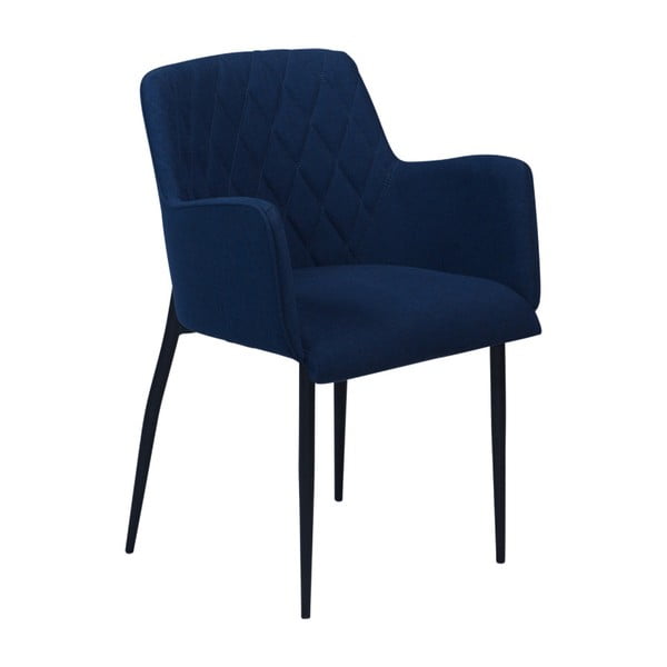 Tmavě modrá jídelní židle s područkami DAN–FORM Denmark Rombo