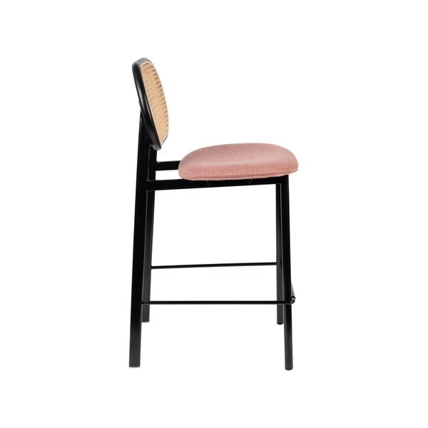 Must/heleroosa baaritooli 94 cm Spike - Zuiver-image-3