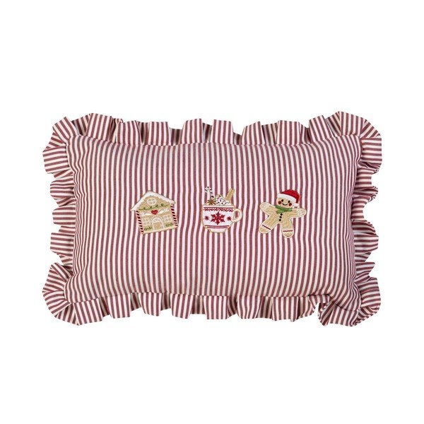 Dekoratiivne padi jõulumotiiviga 30x50 cm Christmas Gingerbread Stripe - Catherine Lansfield