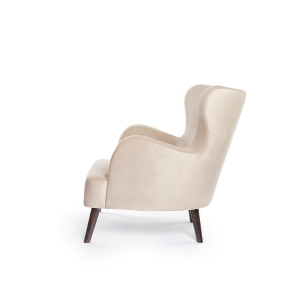 Beež samet tugitool Noemye - Bonami Selection-image-3